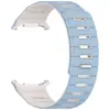 Clear Wind AplicABLE A Samsung Watch Ultra 2 / Galaxy Watch Ultra 2 Correa de Silicona con Hebilla Magnética de Dos Tonos