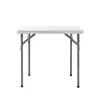 Mesa de Comedor Plegable para Uso Doméstico, Mesa Cuadrada Simple de Mahjong, Mesa Cuadrada Pequeña de Plástico para Apartamento, Mesa y Sillas Cuadradas para Romper Huevos por los Cuatro Lados