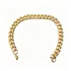 Pulsera Minimalista de Acero Inoxidable Cadena Cubana Lisa 8mm de Ancho Estilo Hip-Hop Streetwear Unisex Modelo Básico