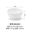 Tazón pequeño de melamina tazón para avena porcelana tamaño pequeño tazón para sopa restaurante de olla caliente tazón sazonado tazón de plástico tazón para arroz de comida rápida vajilla comercial
