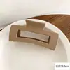 Pinza de Garra Cuadrada Moderna 10.5 Esmerilada Pinza de Tiburón Acrílica Pasador para la Parte Posterior de la Cabeza Accesorio para el Cabello para Mujer