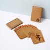 Kraft Paper Poker Jogo de tabuleiro personalizado Poker Empresa de publicidade promove o logotipo imprimível do Poker