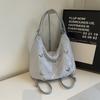 Bolsa de Grande Capacidade para Mulheres 2024 Nova de Verão Nicho Bolsa Tote para o Dia a Dia Dupla Alça Única Alça Transversal Mochila Acessível Luxo