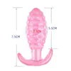 Plug Anal em Formato de Abacaxi para Mulheres, Plug Anal Alternativo Macio e Texturizado para Uso Externo, Nova Ideia Criativa
