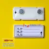 Etiqueta de estante señalización material magnético fuerte tarjeta tarjeta de identificación de almacén tarjeta de material de etiqueta magnética etiqueta de contenedor de estante tarjeta de inventario
