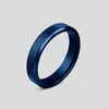 Anillo de acero inoxidable Arena Perla Esmerilada Anillo de pareja de moda simple de acero de titanio Moda europea y americana Anillo para el dedo índice de hombre