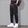 2024 Verano Ropa de Trabajo Casual Pantalones Largos para Hombre Pantalones Deportivos Holgados Moda Delgada Primavera Pantalones Nueve Puntos