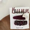 Nuevo color de otoño e invierno flores geométricas pinza BB para niños pasador para bebé pinza lateral pinza para flequillo