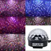 Luz LED de Bola Mágica de Cristal de Colores Control Remoto por Voz Bluetooth Iluminación para KTV Salón de Baile Festival Show de Luces de Haz Suministro Exclusivo Transfronterizo