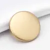 Botones de plástico imitación metal electrochapado para camisas, prendas de punto, suéteres, botones de alta costura para abrigos y gabardinas, botones versátiles