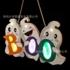 Decorações de Porta Populares de Halloween Transfronteiriças: Fantasma, Abóbora, Gato Preto, Placa Decorativa de Guirlanda para Porta da Frente de Madeira de Halloween