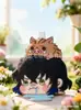 Cazador de demonios: Kimetsu No Yaiba Tanjiro Colgante de Fieltro Llavero de Mochila Lindo de Alto Valor Adorno Colgante de Tela No Tejida Periférico de Anime