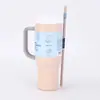 Taza de coche Owala Mismo Modelo Transfronteriza Taza de Coche 40 oz Taza de Coche Acero Inoxidable 304 Taza con Aislamiento al Vacío Gran Capacidad Taza con Popote