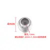 Posicionadores de Cuentas de Silicona Cuentas Sueltas Hecho a Mano DIY Collar Pulsera Enhebrado Cuentas Espaciadoras Antideslizantes Acero Inoxidable Accesorios de Joyería Materiales