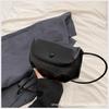 Bolso cruzado plisado de nicho estilo coreano 2024 Nuevo popular en Internet estilo extranjero Ins bolso de mensajero Bolso de hombro de moda para mujer