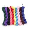 Pulseiras de corda trançada com núcleo de arame colorido, acessórios para bijuteria artesanal, material para projetos DIY, grande sucesso de vendas internacionais, atacado.