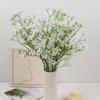 Flor de simulação de gipsofila com toque de borracha macia de 4 garfos transfronteiriça, decoração de casamento, casa, hotel, paisagismo de engenharia, flor de plástico