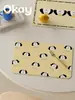Zar Posavasos de Cuero para Perro Hogar Dibujos Animados Simple Resistente al Calor Mantel Impermeable a Prueba de Aceite Vajilla Sin Lavar Alfombrilla de Ratón