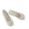 Zapatos planos populares de estilo francés para mujer, nuevo modelo de otoño 2026, tacón grueso, boca poco profunda, zapatos versátiles de punta dividida, zapatos planos poco profundos