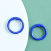 Anillo de Resorte de Aleación de Zinc Pintado de Colores 23 mm Hebilla de Resorte Redonda Anillo de Llavero Accesorios para Joyería DIY Venta al por Mayor