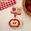 Set Original de Muñeca Manzana Kitty Lindo de Tengyi de Tres Piezas Colgante para Decoración de Mochila de Niñas y Bolsa de Almacenamiento para Auriculares