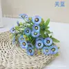 Simulação de fornecimento direto de fábrica europeia Margarida girassol girassol pequeno punho buquê decoração casa cenário cenário