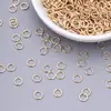 Círculo Círculo aberto Círculo de boca chata Pendurar pequenos ornamentos Pingentes Argola de conexão Fivela redonda Anel redondo Materiais artesanais Miçangas Perler Fivela para pendurar