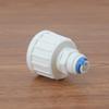 Purificación de agua rosca interna recta de 6 puntos convertida a conector de conversión PE de 2 puntos accesorios para dispensador de agua con filtro