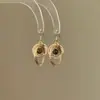 Aretes de aro dorados estilo vintage, únicos y versátiles, hermosos aretes con un toque de alta gama y elegantes, perfectos para mujeres