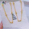 Colar Borboleta Pequena Cravejado de Diamantes Estilo Xiaohongshu de Luxo Leve para Mulheres, Versátil de Nicho, Colar Borboleta de Diamante Branco e de Alta Qualidade