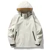 Chaqueta Exterior para Hombre Abrigo Delgado para Mujer Chaqueta Superior de una Sola Capa con Capucha Resistente al Viento Impermeable Ropa de Montañismo Se Puede Estampar con Logo
