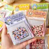 Novo Estilo Pinduodou Iniciante DIY Pacote de Material Artesanal Brinquedo Educacional Infantil Desenho Animado Fusão de Feijão Conjunto de Experiência