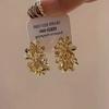 Aretes de Borla de Mariposa y Flor de Oro de Lujo Ligero de Alta Gama Largos de Moda Temperamento Dulce Atrapasueños Aretes Colgantes de Perlas