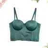 En stock de fábrica Cadena Dorada Tirante Ajustado Tirante Ropa Exterior para Mujer Soporte Push-up Moldeador Corporal Ropa Interior Almohadilla para el Pecho Autocontenida Soporte de Hueso de Pez