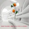 Fruta Artificial Romã 2-3 Frutas Galho Alto com Folhas Laranja Decoração de Mesa de Sala de Estar Sala de Jantar Galho Seco Fruta Falsa Alta Simulação
