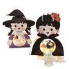 Decoração de bolo de halloween cartoon meninos e meninas mousse bola de embalagem portátil caixa de presente saco de presente crianças inserção de cartão de férias