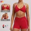 Sutiã de Yoga com Bojo Transpassado Sem Costura Transfronteiriço com Lindo Design nas Costas, Sutiã Esportivo Justo e Moderno para Lazer ao Ar Livre, Corrida e Fitness
