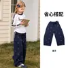 Conjunto de T-shirt de Manga Longa com Strass para Meninas Conjunto para Crianças de Meia-Idade e Grandes Camada Base Estilosa de Manga Longa Calças Retas de Pernas Largas Conjunto de Duas Peças Infantil