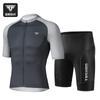 Traje de Ropa de Ciclismo Captain Summer para Hombre y Mujer, Pantalones Cortos de Manga Corta para Bicicleta de Montaña y Carretera, Equipo de Ciclismo