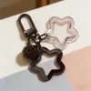 Chaveiro Dupla Estrela Sino Pingente Estrela Fofa para Mochila Acessório Acrílico Feminino Estilo Ins