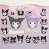 Caveira de Diabo Pequena Elfo Desenho Animado Placa de Palavras Acessórios DIY Chinelos Capa de Celular Tablet Plástico Macio Decorativo Adesivo para Copo de Água