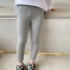 Calças leggings de veludo alemão primavera e outono para crianças, cores sólidas, para meninas, bebê, outono e inverno, roupas quentes, calças de outono de cor sólida, todas as combinações, calças infantis