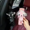 Fofo Protetor de Ombro para Cinto de Segurança de Carro Estilo Doodle Chihuahua, Decoração de Interior de Carro, Anti-Desgaste, Resistente à Sujeira, Anti-Estrangulamento do Pescoço, Unissex