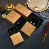 Caja de Cajón de Empaque de Papel Estilo Palacio, Caja de Regalo para Aretes Dorados, Pulsera, Peine de Madera Grande, Peine de Cojín de Aire, Venta al por Mayor de Cajas de Regalo