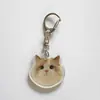 Llavero Acrílico Periférico de Gato Ragdoll Serie de Avatares de Gatito Lindo Llavero Colgante de Pareja Decoración