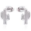 Aretes Ins Retro Estilo Frío Acero Inoxidable Animalito Lindo Moda Pájaro Conejo Ciervo Navidad Uñas para Hueso de Oreja