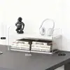Prateleira de Armazenamento para Mesa Prateleira em Camadas Organizador Porta-Copos Caixa de Armazenamento para Cosméticos de Mesa Prateleira de Exibição Organizador de Mesa