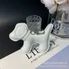 Colgante de Perrito Llavero de Cuero Encanto de Juguete Caja Sorpresa Colgante para Teléfono Móvil Colgante para Bolsos Lindo Colgante con Clip Mayoreo
