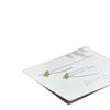 Primavera Elegante Iris Amarillo Línea de Oreja Pendientes para Mujer 2025 Nuevo Diseño Nicho Pendientes Versátiles
