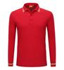 Camisa POLO de manga larga con solapa CVC, ropa de grupo, ropa de trabajo, ropa de clase, color sólido, combina con todo, logotipo imprimible, unisex
